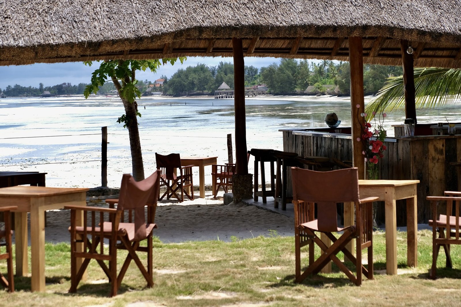 Intimate beachfront wedding setting at Maharaja Boutique Hotel Zanzibar